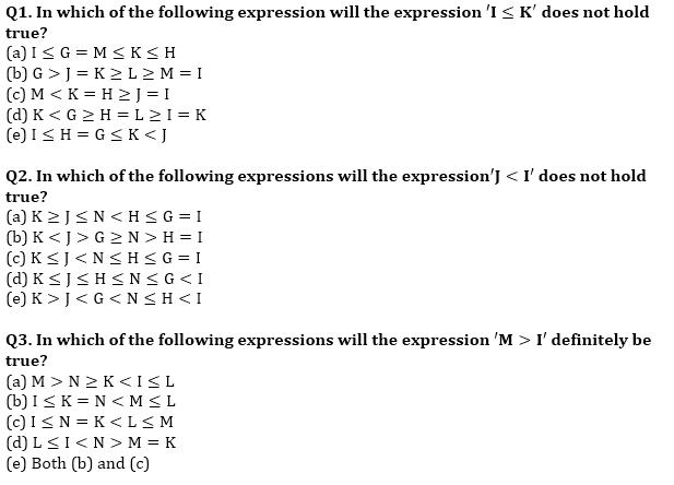 Inequalities Questions for SBI Clerk Prelims: 27th April |_3.1