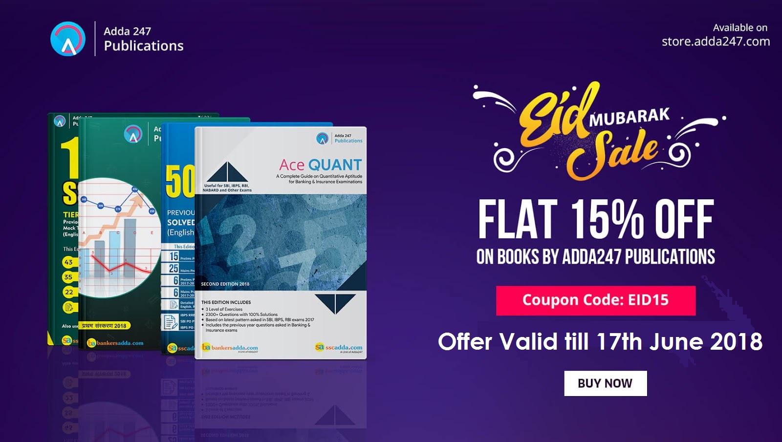 Get Flat 15% Off On All Adda247 Publications Books: Celebrating Eid |_2.1