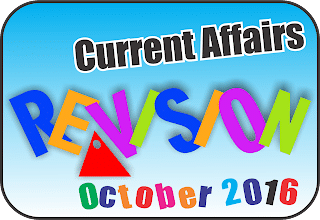 Current Affairs Questions for Bank Exams (October 2016) |_2.1