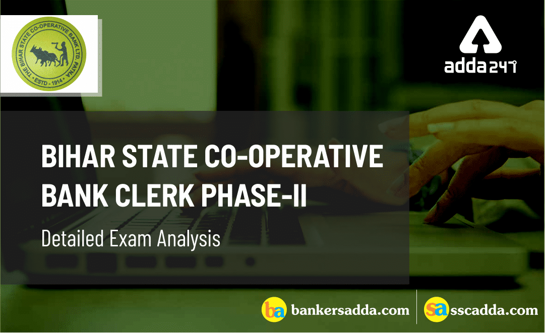 Bihar State Co-operative Bank Clerk Mains Exam Analysis, Review: 23rd February |_2.1