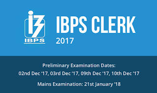IBPS Clerk 2017 Notification Out | Online Registration Starts from 12th Sept