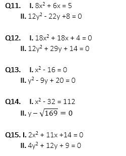 Numerical Ability for SBI Clerk Prelims Exam 2018 (Quadratic Equations) |_8.1