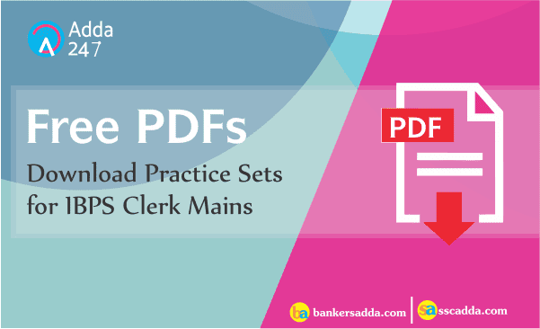 IBPS Clerk Mains Free Practice Set | Download Free PDF |_2.1