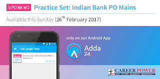 Sunday Challenge Is Live On Adda247 App : Indian Bank PO Mains Mock Test |_2.1