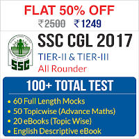 SSC CGL Tier-II 2017 | Practice Online Test Series FLAT 50% Off |_4.1