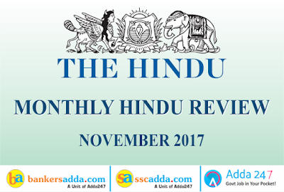 Current Affairs PDF 2017 November | GK Power Capsule (The Hindu Review)