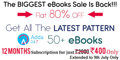 Last 2 Hours: Get Flat 80% off on 12 months Subscription of Adda247 eBooks |_2.1