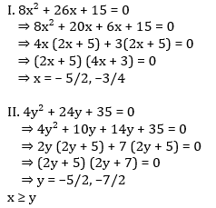 SBI PO Quantitative Aptitude (Quadratic Equations) Quiz For Prelims: 15th April |_22.1