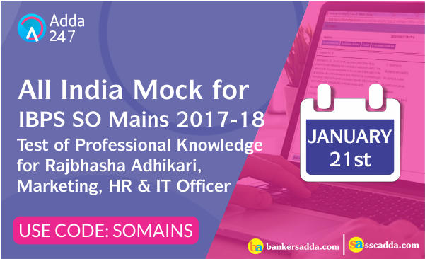 All India Mock For IBPS SO Mains is LIVE Now!! |_2.1