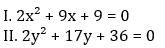 SBI PO Quantitative Aptitude (Quadratic Equations) Quiz For Prelims: 15th April |_27.1