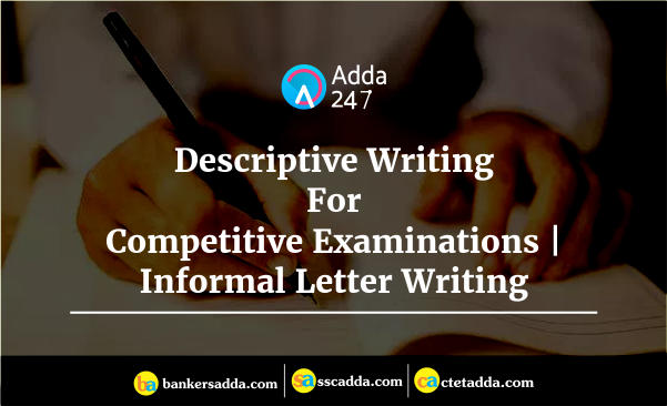 Descriptive Writing For BOB PO Examination | Informal Letter Writing |_2.1