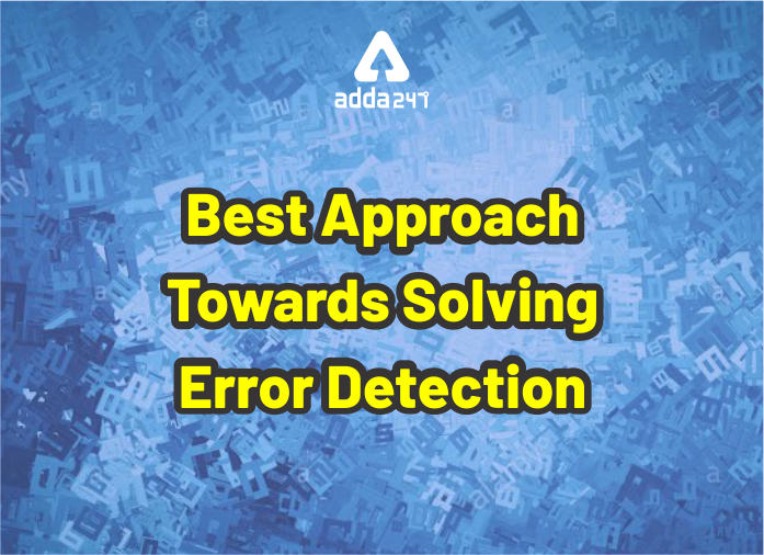 Error Detection And Correction For Bank Exam at Frank Stephine blog