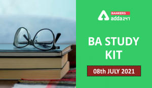 BA Study Kit: 8th July 2021