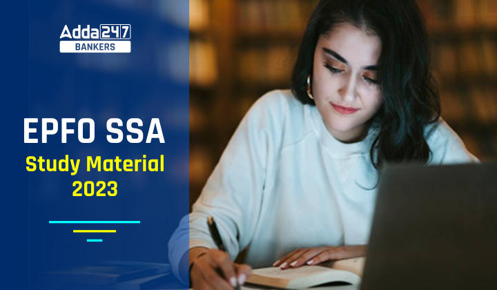 EPFO SSA Study Material 2023 PDF, Notes & Study Plan_20.1