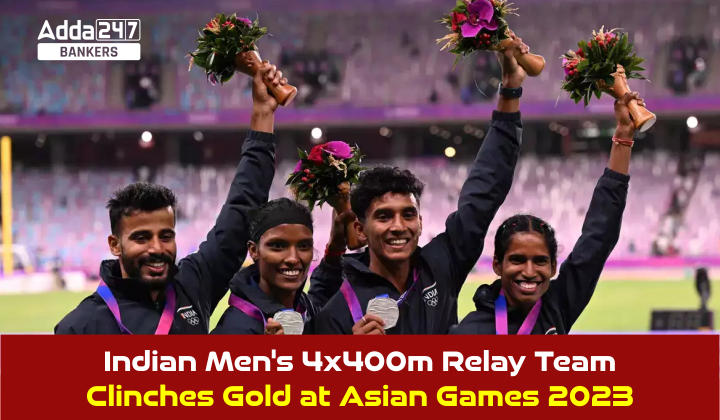 Indian Men's 4x400m Relay Team Clinches Gold at Asian Games 2023_20.1
