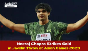 Neeraj Chopra Strikes Gold in Javelin Throw at Asian Games 2023