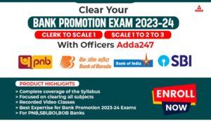 Bank Promotion Exam - Clerk to Scale 1 Hinglish Live Classes