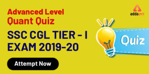 Quantitative Aptitude of Advanced Level For SSC CGL : 15th January 2020 for Ratio, mensuration and Algebra_20.1