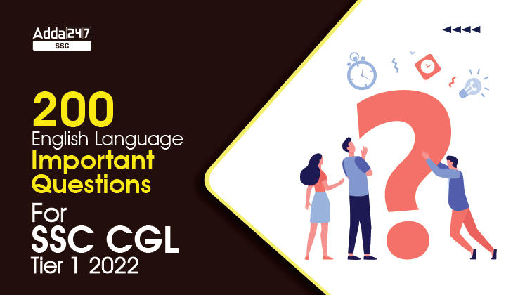200 English Language Important Questions For SSC CGL 2022_20.1