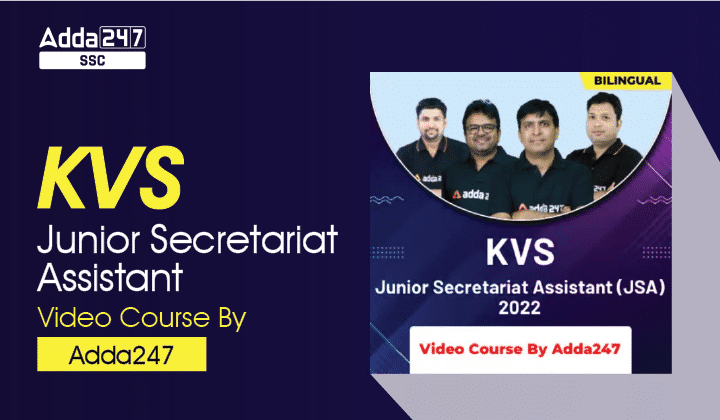 KVS Junior Secretariat Assistant Video Course By Adda247_20.1
