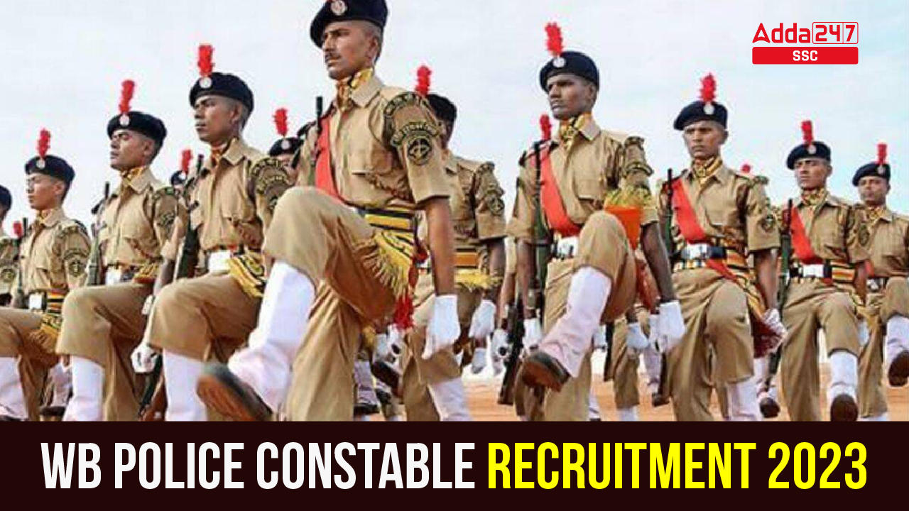 WB Police Constable Recruitment 2023 For Lady Constable, 1420 Posts