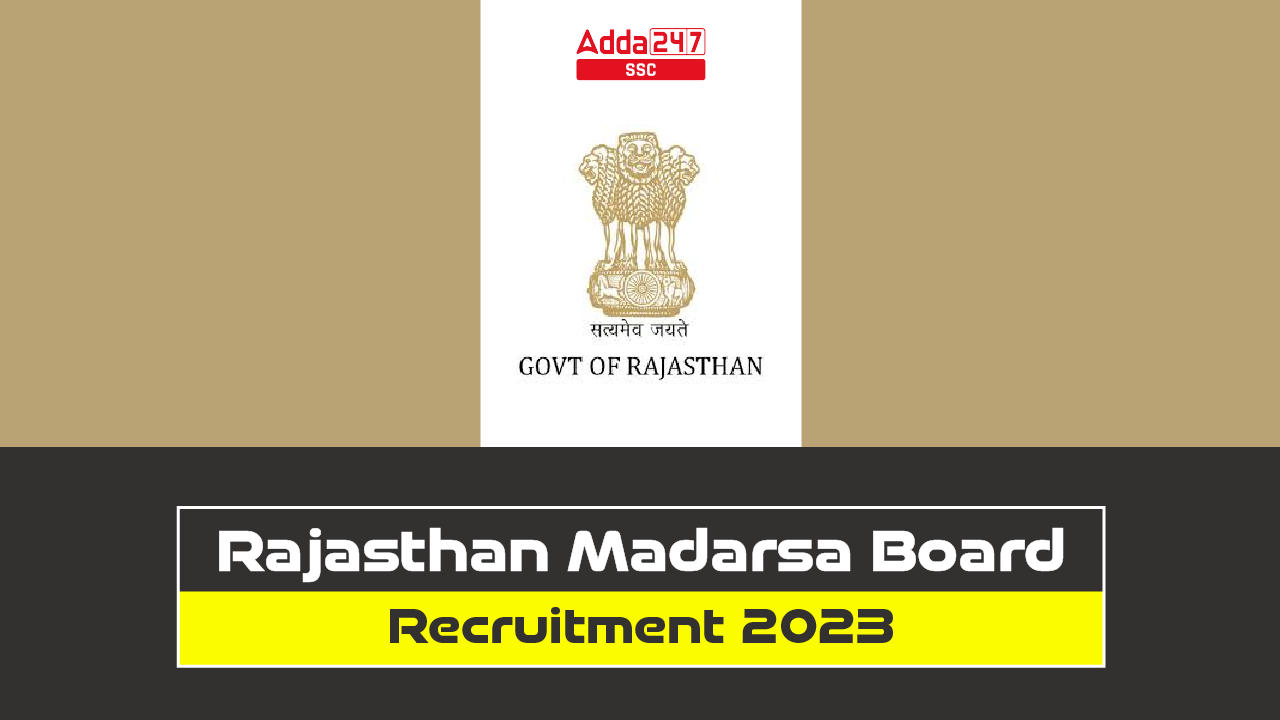 Rajasthan Madarasa Board Recruitment 2023 for 6843 Posts_20.1