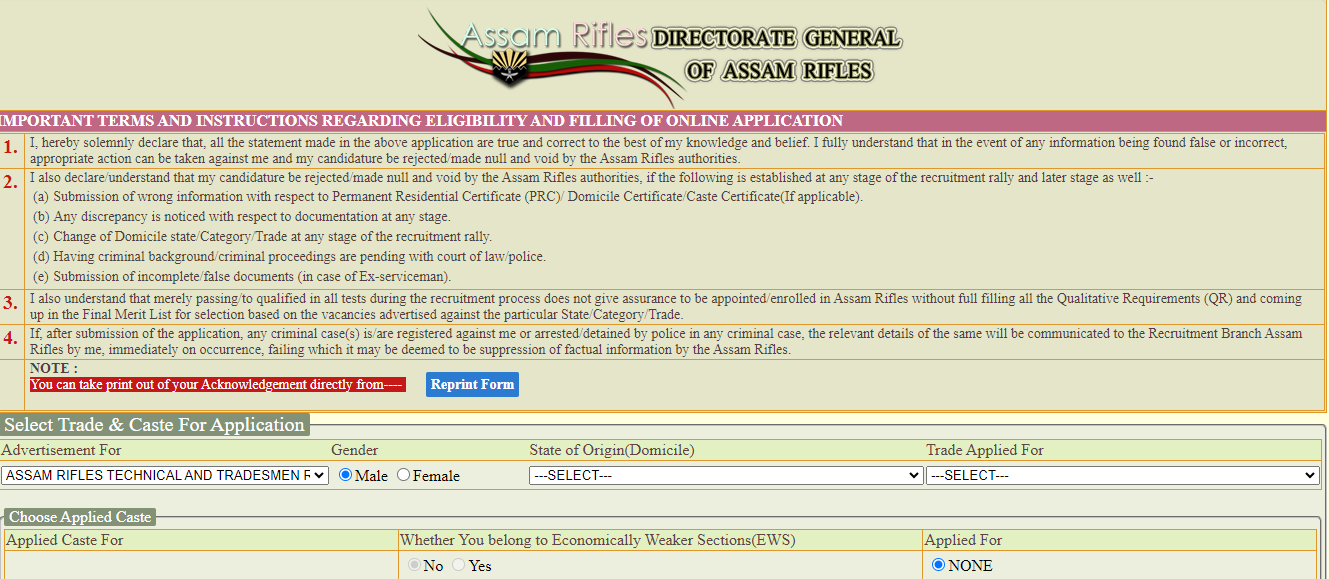 Assam Rifles Recruitment 2023, Last Date Approaching_30.1