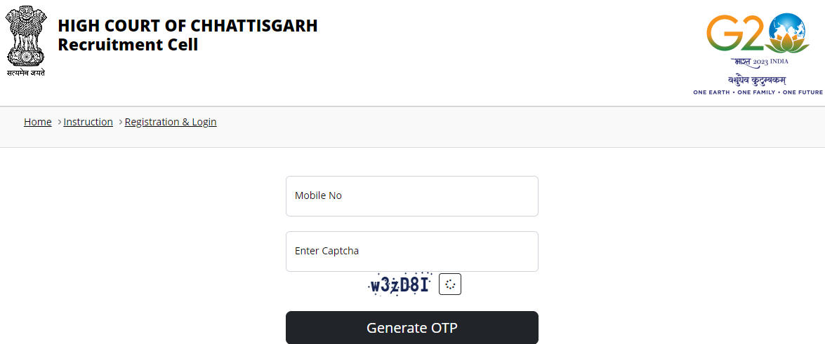 Chhattisgarh High Court Assistant Recruitment 2023, Exam Date_50.1
