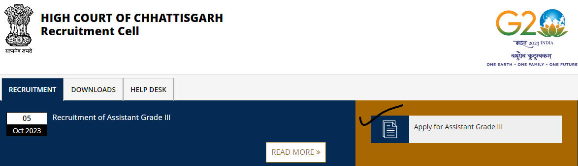 Chhattisgarh High Court Assistant Recruitment 2023, Exam Date_40.1