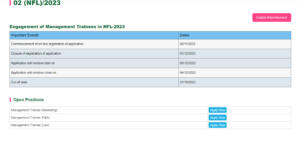 NFL Recruitment 2023, Last Date to Apply Online_50.1
