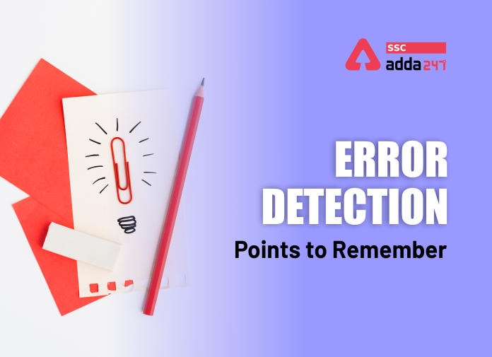 Error Detection का स्टडी नोट्स : ध्यान देने योग्य महत्वपूर्ण बातें_20.1