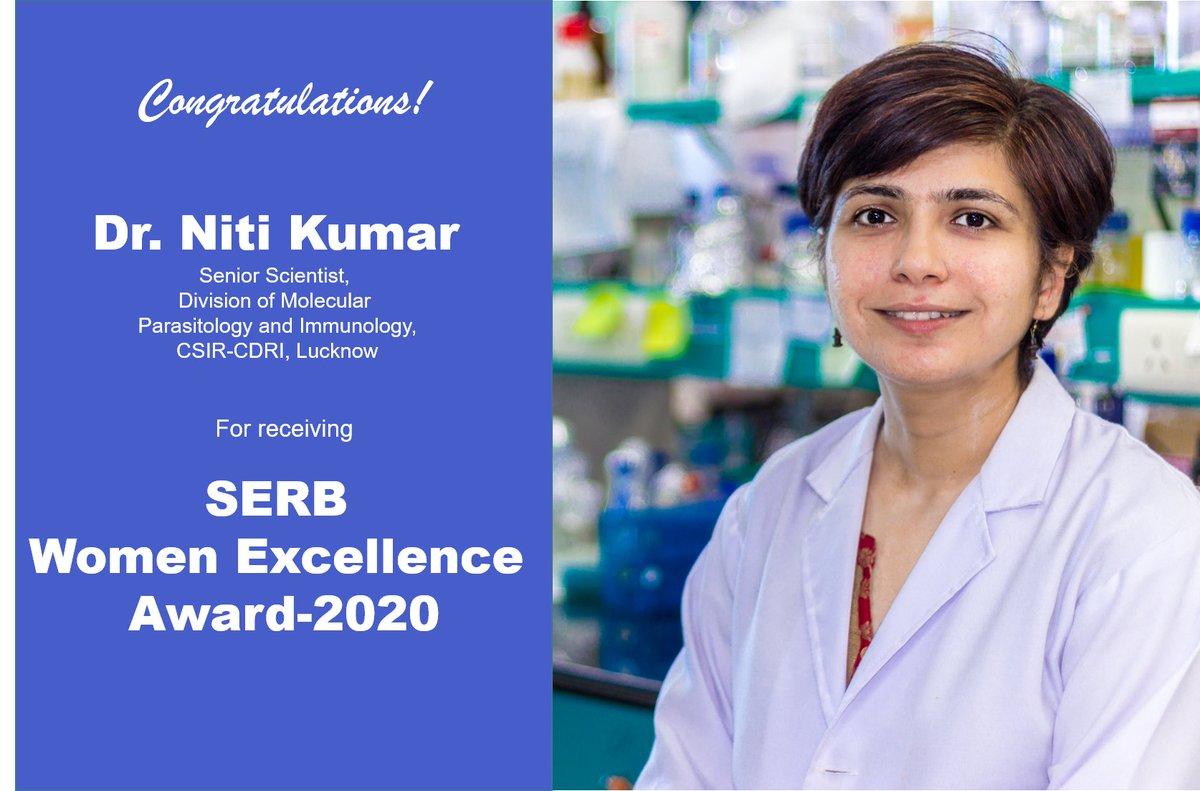 Dr. Niti Kumar to be honoured with SERB Women Excellence Award-2020_30.1