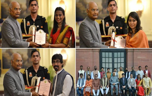 61st annual Lalit Kala Akademi awards conferred by President Kovind_30.1