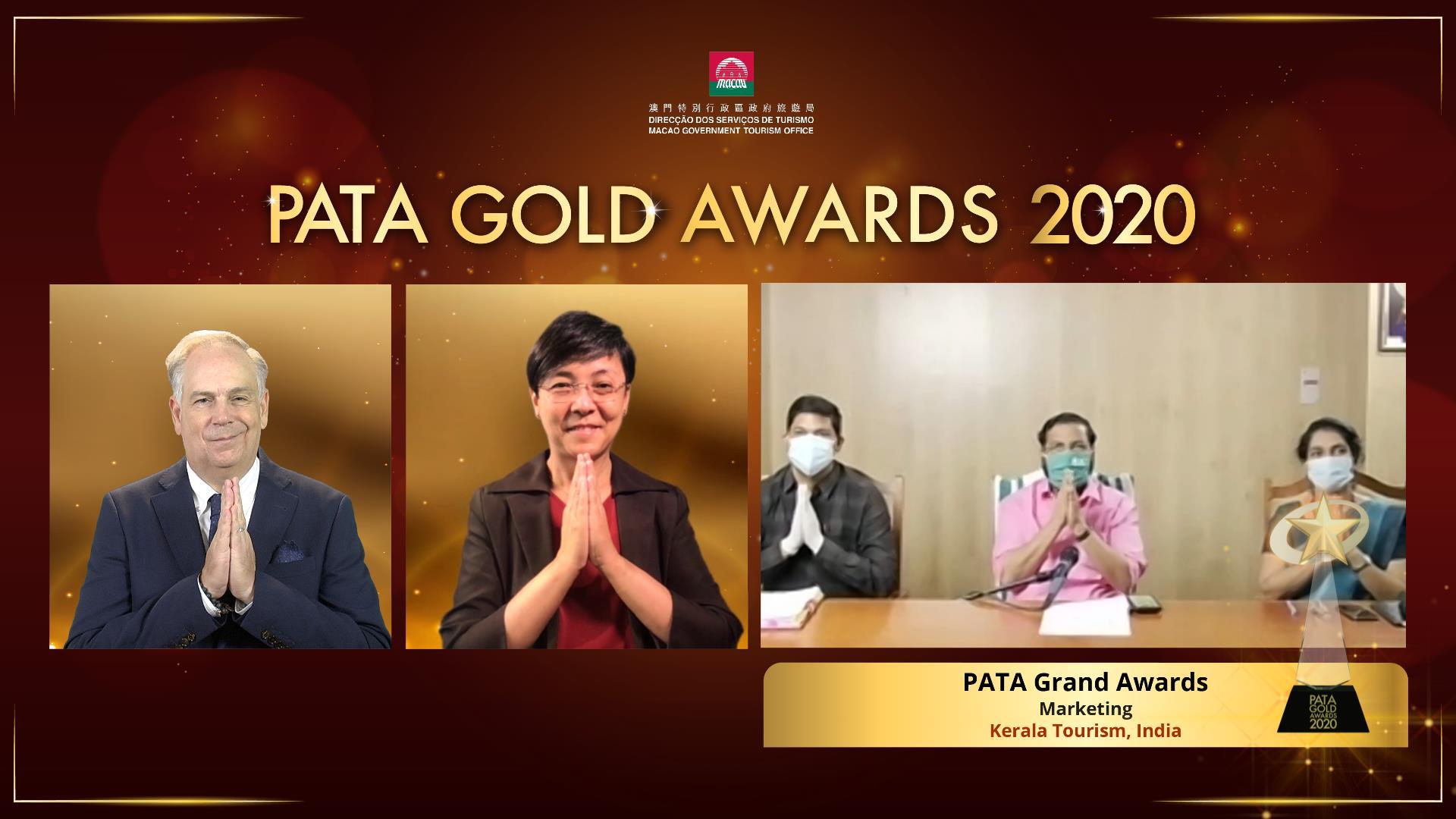 Kerala Tourism wins PATA Grand Award 2020_30.1