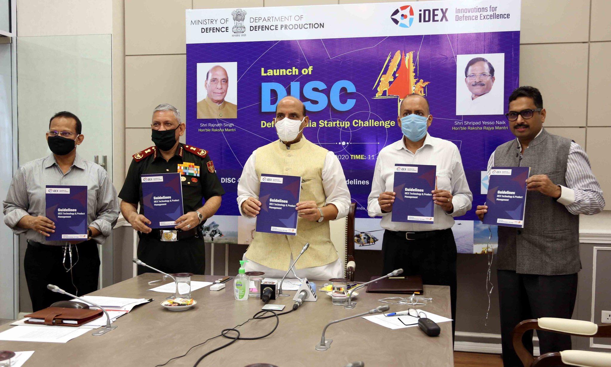 Defence Minister launches "Defence India Startup Challenge-4"_30.1