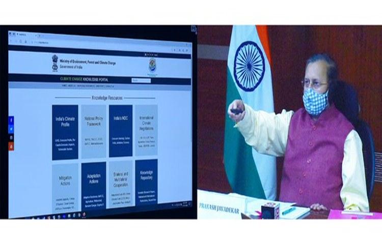 Prakash Javadeker launches India Climate Change Knowledge Portal_30.1