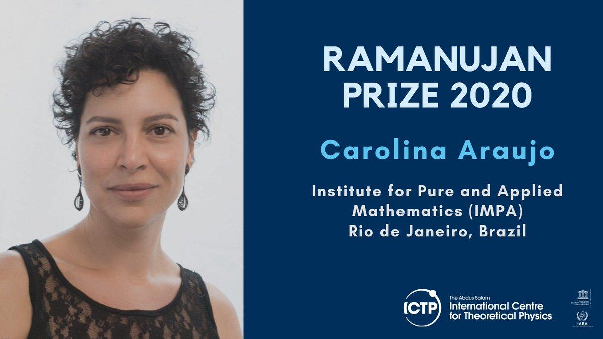 Carolina Araujo awarded 2020 Ramanujan Prize for Young Mathematicians_30.1