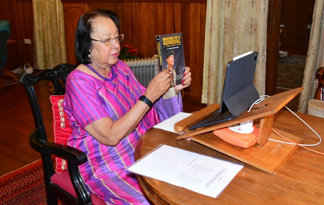 Manipur Guv released book "Making of a General A Himalayan Echo"_30.1