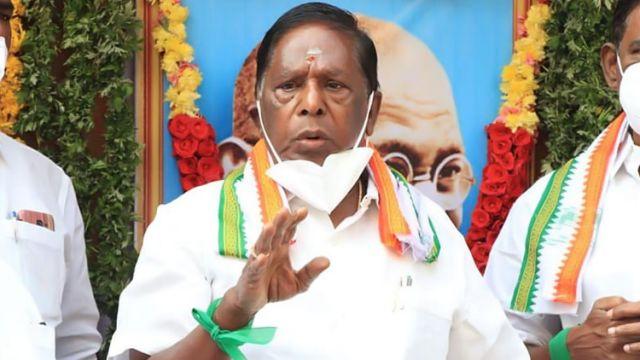 Puducherry Chief Minister V Narayanasamy Resigns_30.1