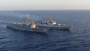 INS Tabar conducts military exercise with Italian Navy_40.1
