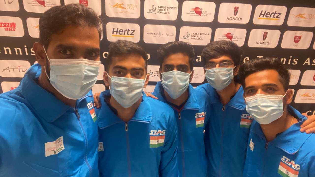 Indian men's team wins bronze medal in Asian Table Tennis Championship 2021_30.1