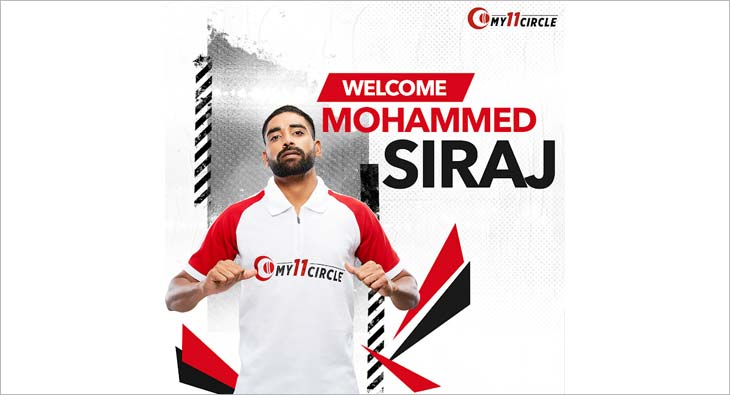 Mohammed Siraj appointed as My11Circle Brand Ambassador_30.1
