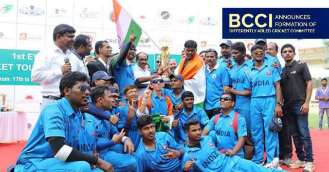 BCCI forms committee for differently abled cricketers_30.1