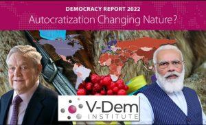 V-Dem's Democracy Report 2022: India ranked 93rd_40.1