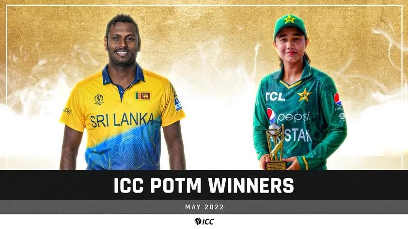 Angelo Mathews and Tuba Hassan crowned ICC Players of the Month for May_30.1