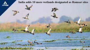 Ramsar sites: India adds 10 new wetlands in the list_40.1