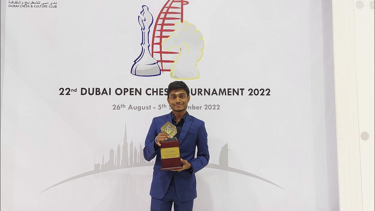 Congratulations to the 23 year old Indian GM Aravindh Chithambaram