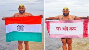 Veteran swimmer Elvis Ali becomes the oldest Indian to cross North Channel_40.1