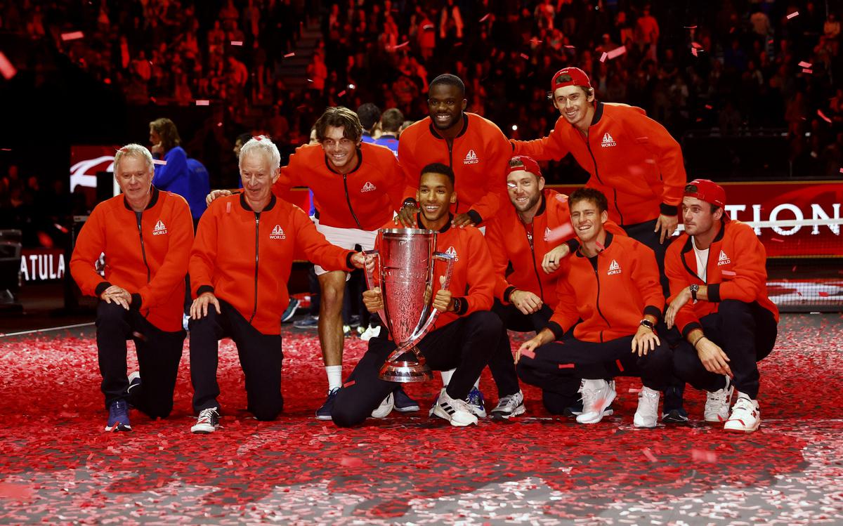 Team World won Laver Cup indoor tennis tournament 2022_30.1