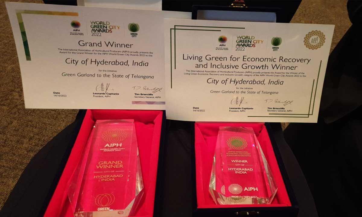 Telangana's Hyderabad honoured with AIPH 'World Green City award 2022'_30.1